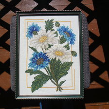 Работа «Ромашки,васильки(самая первая работа)»