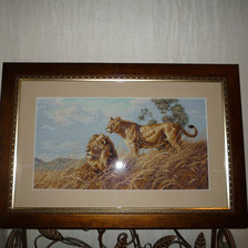 Работа «африканские львы»