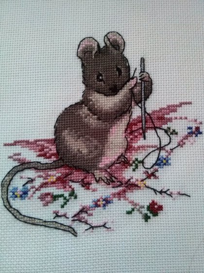 Работа «Мышка-рукодельница»