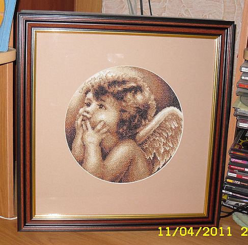 Работа «задумчивый ангел»