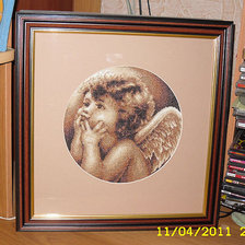 Работа «задумчивый ангел»