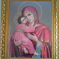 Работа «Владимирская икона Божей матери»