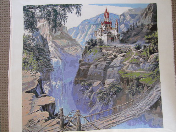 Работа «Замок в горах»