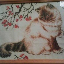 Работа «Задумчивый кот»