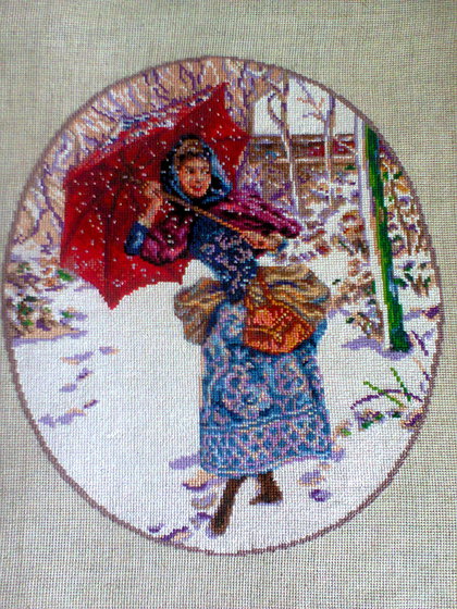 Работа «По первому снегу»