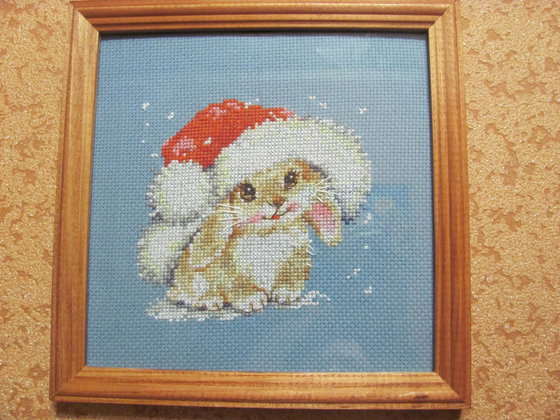 Работа «Зима. Зайка»