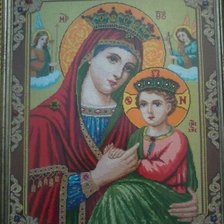 Работа «Икона"Всепомогающая"»
