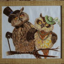 Работа «Филин и сова»