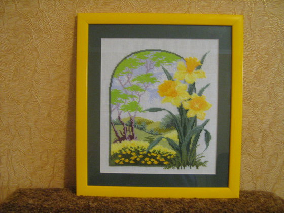 Работа «желтые нарцысы»