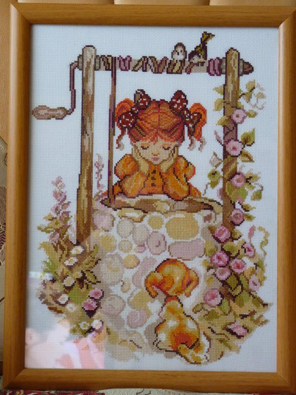 Работа «Девочка у колодца»