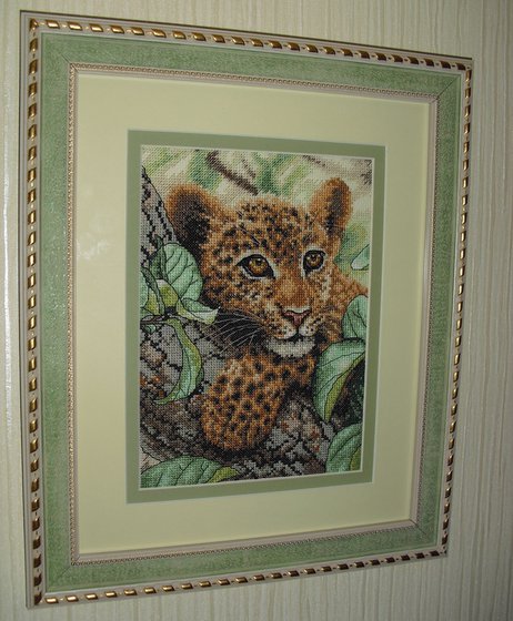 Работа «Детеныш леопарда»