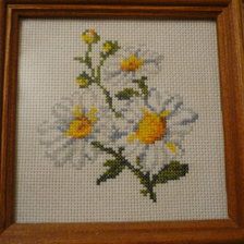 Работа «букет ромашек для бабушки»