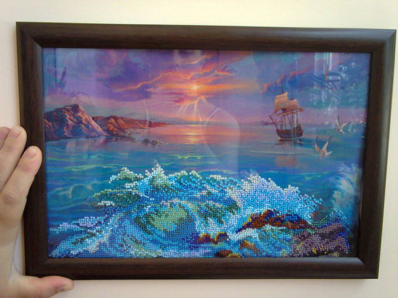 Работа «моя первая вышивка»