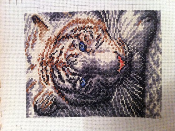 Работа «Белый тигр»