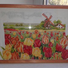 Работа «Тюльпаны»