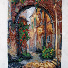 Работа «Летний дворик.Чаривна Мить.»