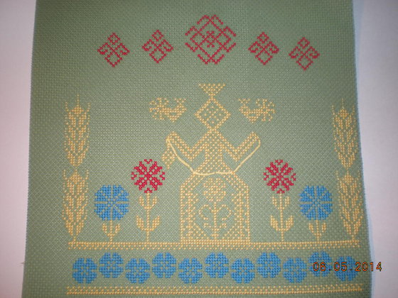 Работа «вышивка оберега Макошь»