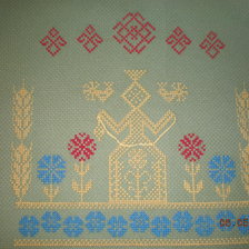 Работа «вышивка оберега Макошь»