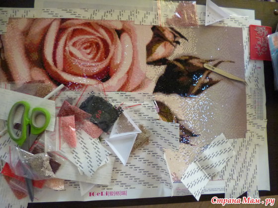 Работа «Алмазная мозаика»