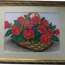Работа «корзина роз»