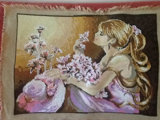 Работа «Девушка со шляпой»