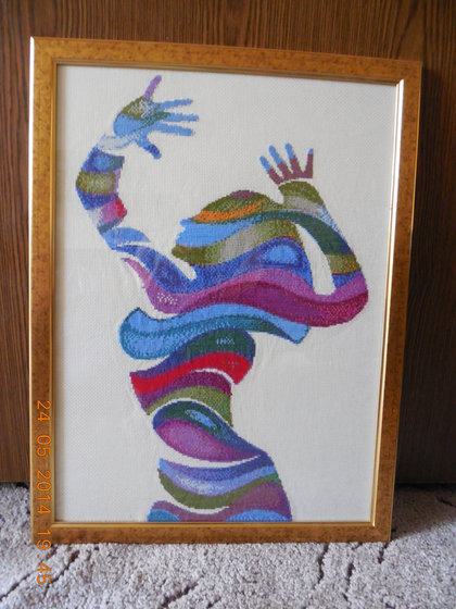 Работа «Силуэт девушки»