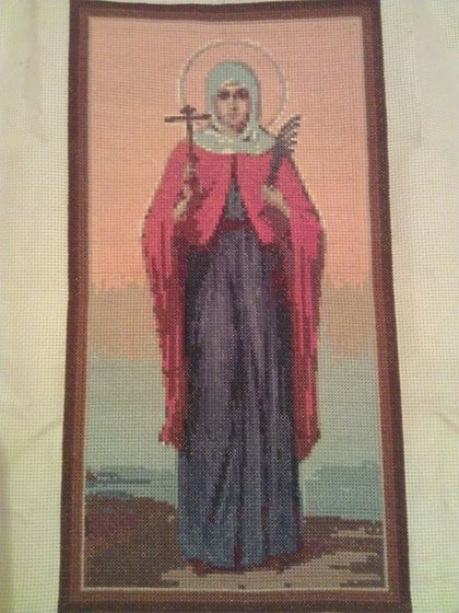 Работа «Святая Великомученица Марина Антиохийская»