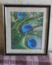 Работа «перья павлина»