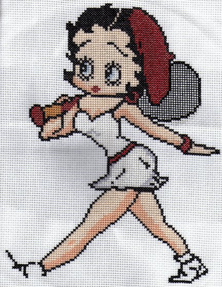 Работа «Betty Boop tennis»
