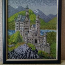 Работа «Замок в горах»