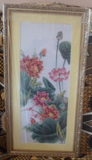 Работа «КАРТИНА"ЛОТОСЫ"»