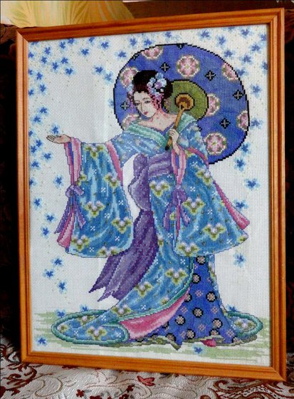 Работа «китайская девушка»