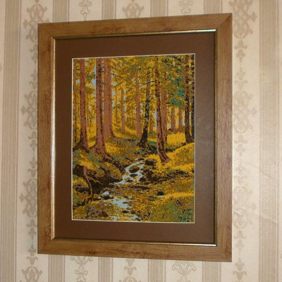 Работа «Ручей в лесу (вторая работа)»