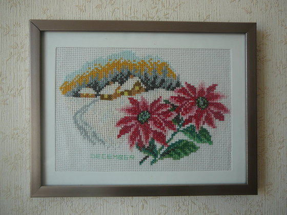 Работа «Цветочный календарь.Декабрь.»