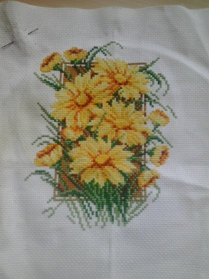 Работа «Летние цветы»