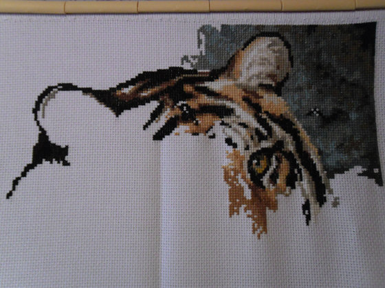 Работа «Амурский тигра (скоро будет готов)»