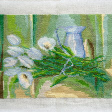 Работа «Букет білих квітів»