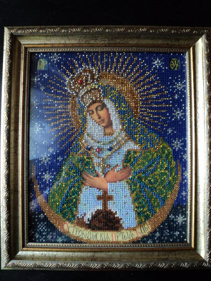 Работа «Пресвятая богородица остробрамская»