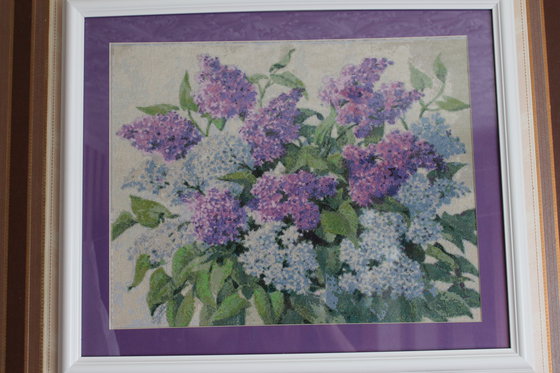 Работа «Сирень для мамы»