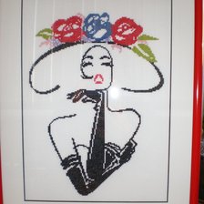 Работа «Леди в цветочной шляпке»