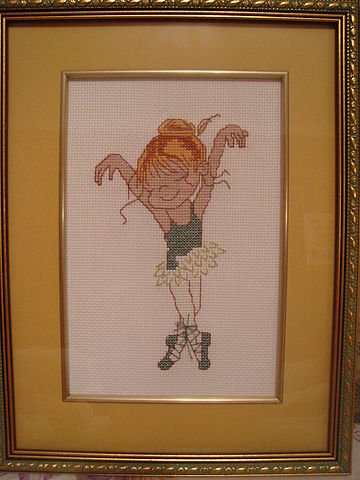 Работа «Балерина. Подарок девочке.»