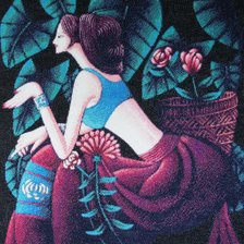 Работа «Индонезийские мотивы»