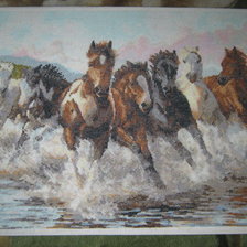 Работа «В танце водяных брызг»