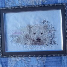 Работа «Белый медвежонок»