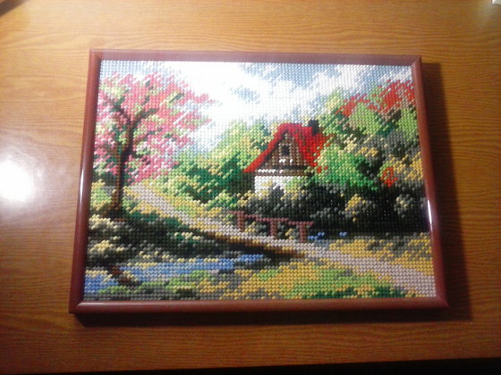 Работа «Домик в деревне»