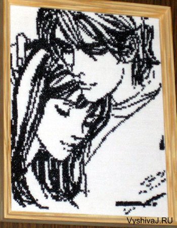 Работа «Влюбленные»