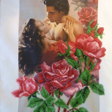 Работа «"Розы любви" набор фирмы Матренин Посад.»