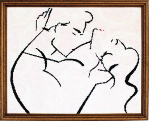 Работа «Контурная вышивка»