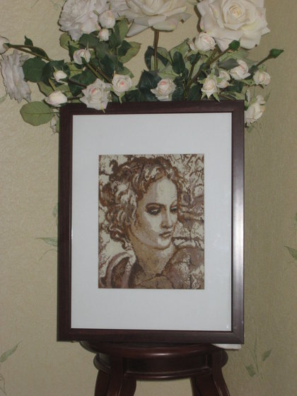 Работа «Девушка эпохи Возрождения»