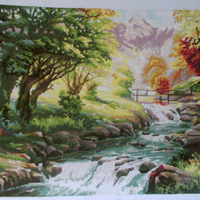 Работа «Осенью у ручья»